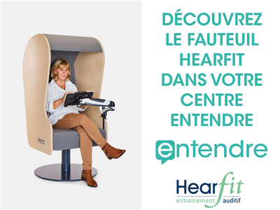 Découvrez le fauteuil Hearfit dans votre centre Entendre de Soissons !